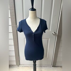 Hollister Short Sleeve Henley